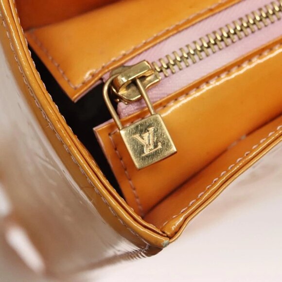 LOUIS VUITTON Monogram Vernis Columbus Bag Marshmallow Pink M91032 Auth BD1877 - Picture 11 of 16